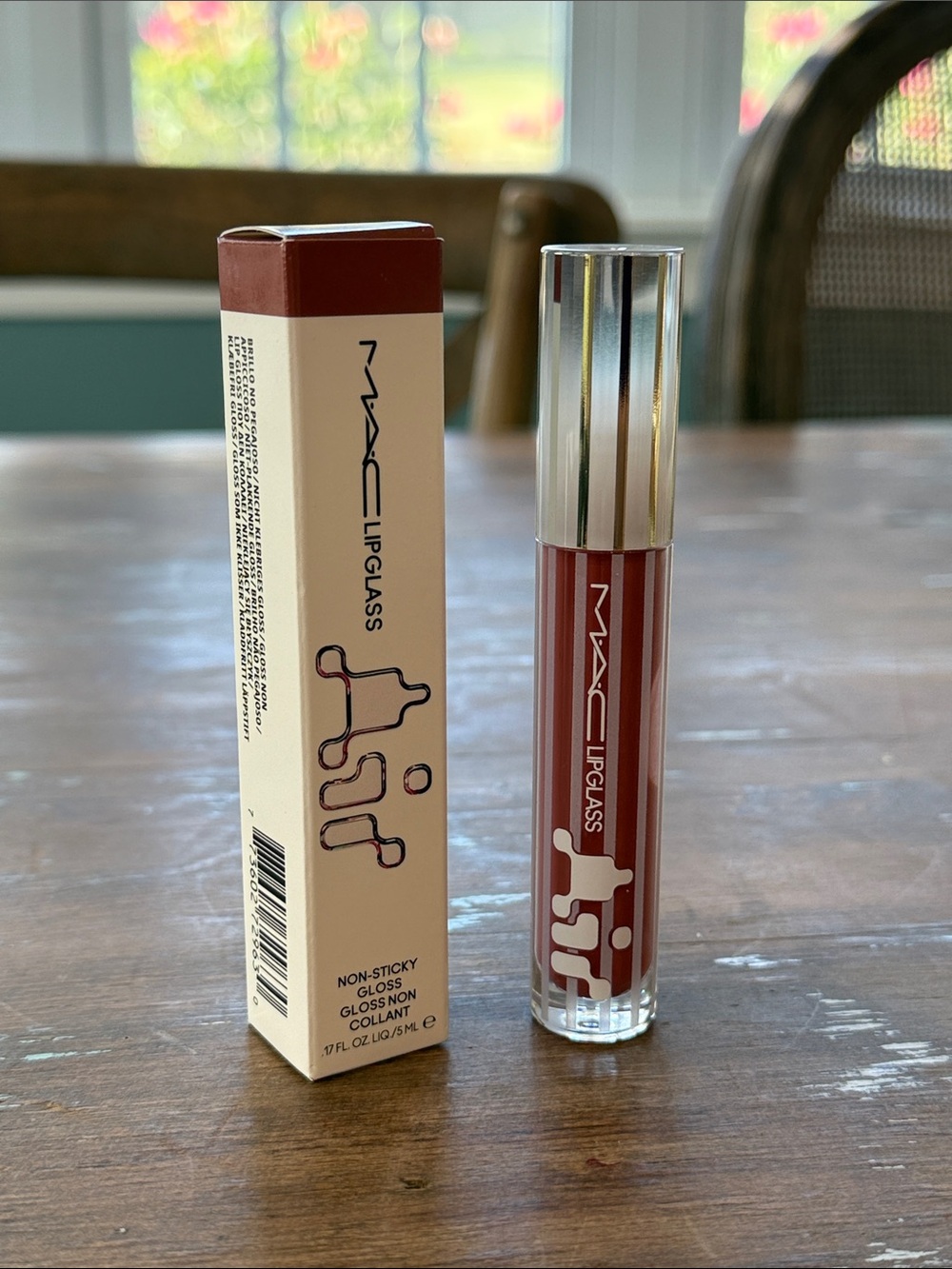 MAC Cosmetics Lipglass lipgloss in 226 Casual color tone. NEW In Box. Large size
